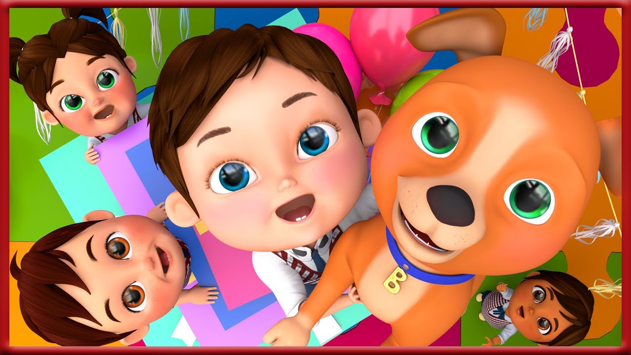 Bingo's Bath Song | 🍌Banana Cartoon 3D Nursery Rhymes Baby & Kids Songs