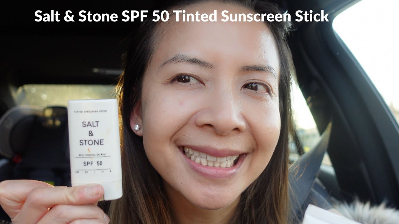 Salt & Stone SPF 50 Tinted Sunscreen Stick Wear Test