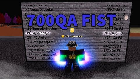 ROBLOX SUPER POWER TRAINING SIMULATOR 700QA FIST STRENGHT KILLING MONTAGE