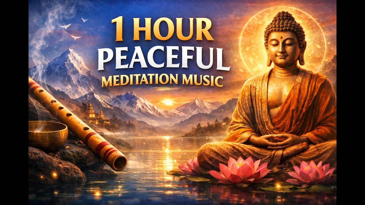 Instant Mind Calm | Relaxing Bansuri Flute Peaceful Meditation Music Mind, Deep Sleep, Study & Relax