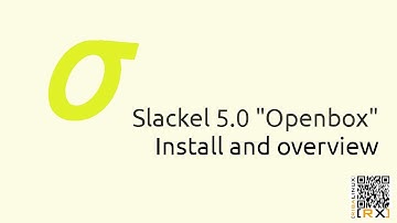 Slackel 5.0 "Openbox" Install and overview | Slackel open the box [HD]
