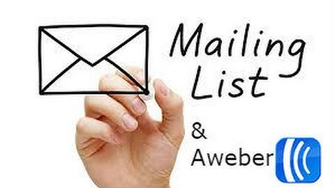 MCA Training: Email list & Aweber