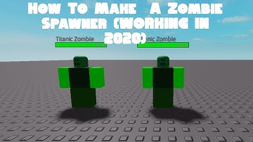 How To Make A Zombie Spawner | Roblox Tutorial **100% WORKING IN 2020**