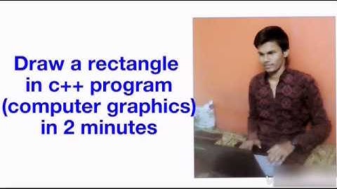 Draw rectangle in c++ programming by lte