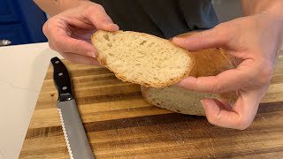 EASY SOURDOUGH BREAD WITHOUT STARTER | Kitchen Bravo