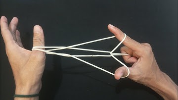 How to make A Fighter Jet with rope or string figure step by step easy and simple tutorial