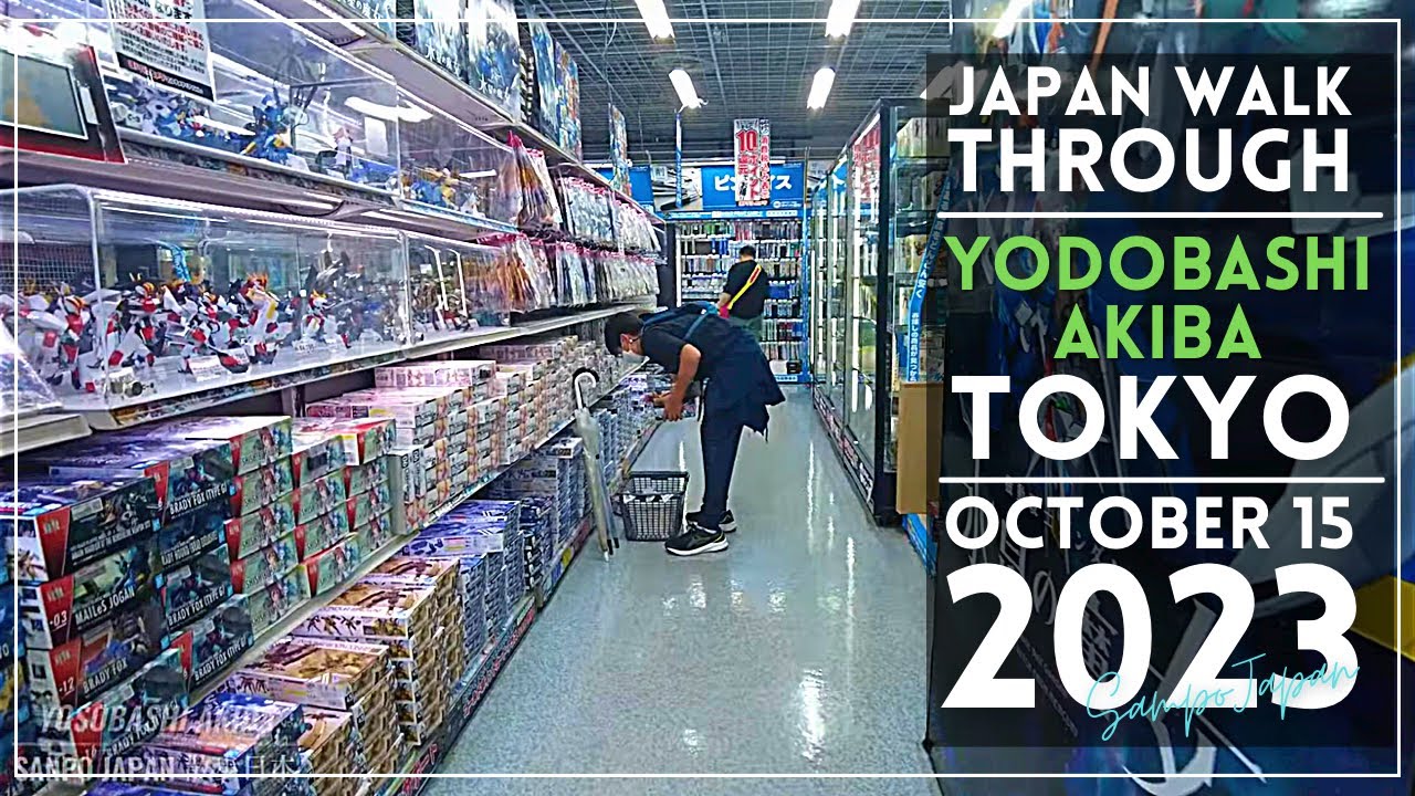 [4K/60p] Yodobashi Camera Akiba Walk, Tokyo (October 15, 2023) | JAPAN WALK THROUGH