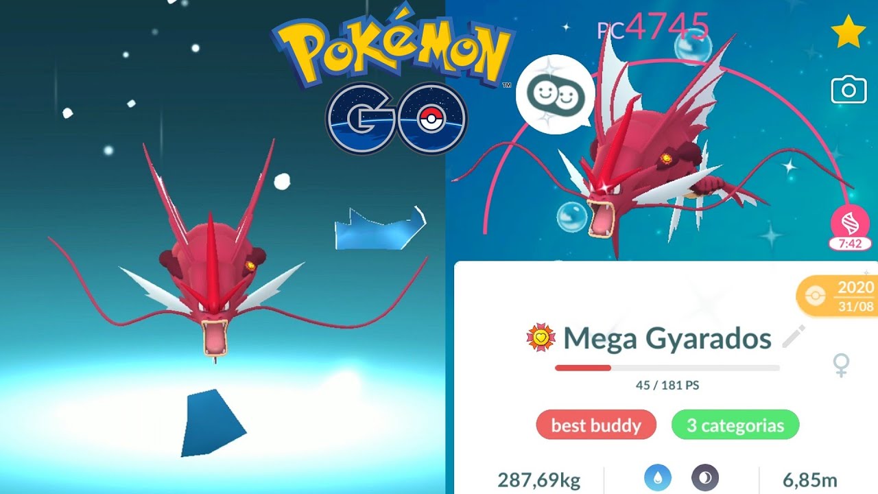 Pokerag - [ 🥊 ] BATALHA POKÉMON - MEGA EVOLUÇÕES Mega Gyarados #130-  Pokémon Feroz dos tipos água e voador. O Gyarados Mega evolui ao segurar a  Gyaradozite. Ao fazer isso, além