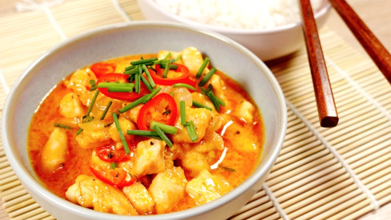 Kurczak po Tajsku z Mlekiem Kokosowym, Bardzo efektowny przepis