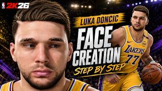 NBA 2K26 Face Creation Tutorial: Luka Dončić 🏀