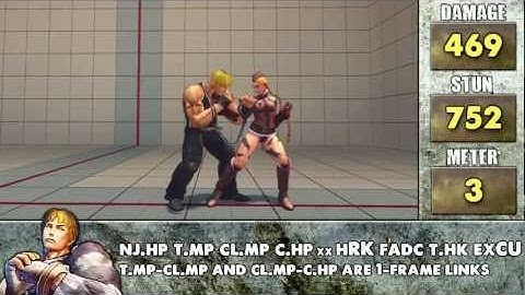 Cody: Guide to High Stun Combos [SSFIV:AE]