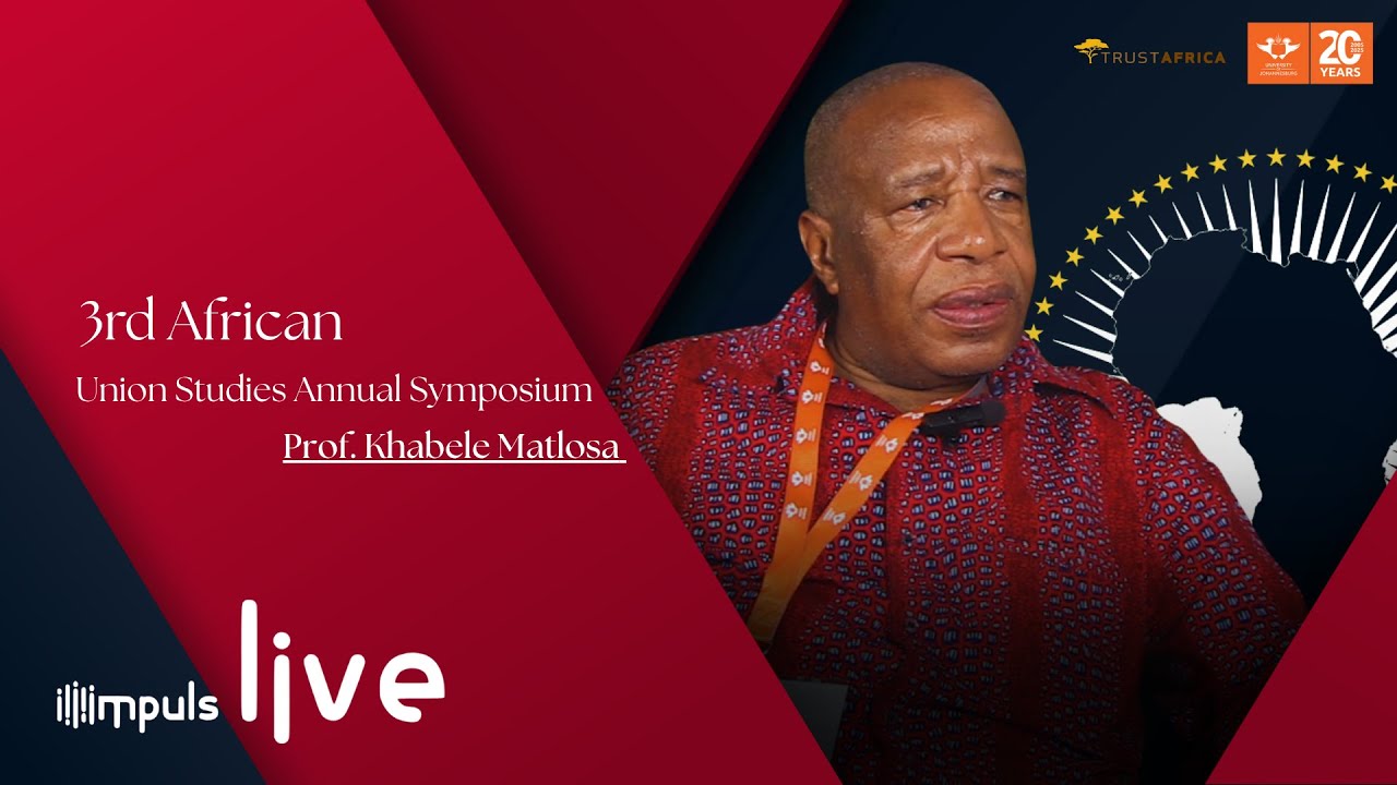 3rd African Union Studies: interview Prof. Khabele Matlosa - YouTube