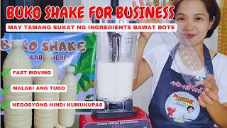 BUKO SHAKE FOR BUSINESS | PANG MATAGALANG NEGOSYO TO! Complete Costing | Tipid Tips atbp