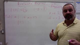 Evaluate Expressions wtih Absolute Values