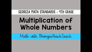 Multiplication Strategies