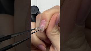 Oprava zlomeného přírodního nehtu fibervlákny | Kate nehty