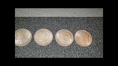 I found these Morgan Silver dollars on Facebook they are fraudulent, fake silver coins from China