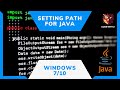Setting Path for Java in Windows 7/10 | Java Beginners | CodeWithZ