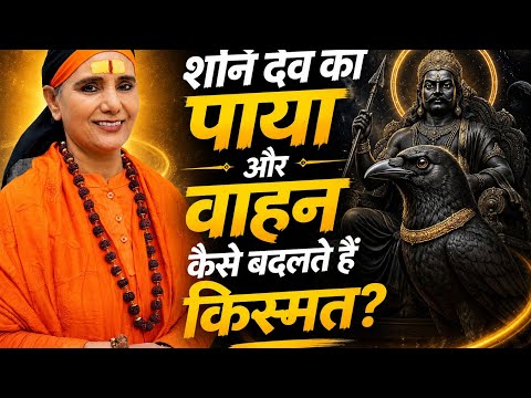 जन्म का पाया शनिदेव -वाहन, जन्म समय पर शनि की स्थिति कैसे बनाती है किस्मत,साध्वी वेदिकाश्री दीदी मां