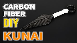 How to Make a Prepreg Carbon Fiber Naruto Kunai Knife with Two Trees BLUER PLUS 3D Printer [DIY]