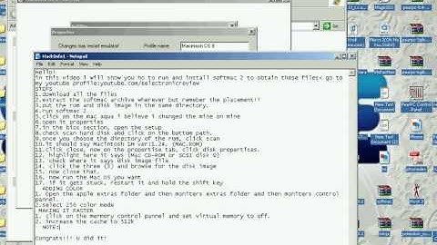 Installing Mac OS 8.1