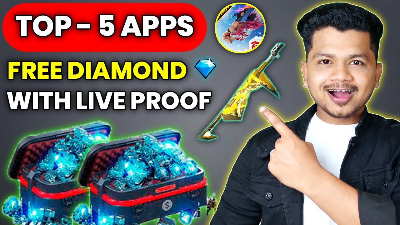 Top 5 Free Fire Diamond App how to get free diamonds in free fire free diamond app 2024