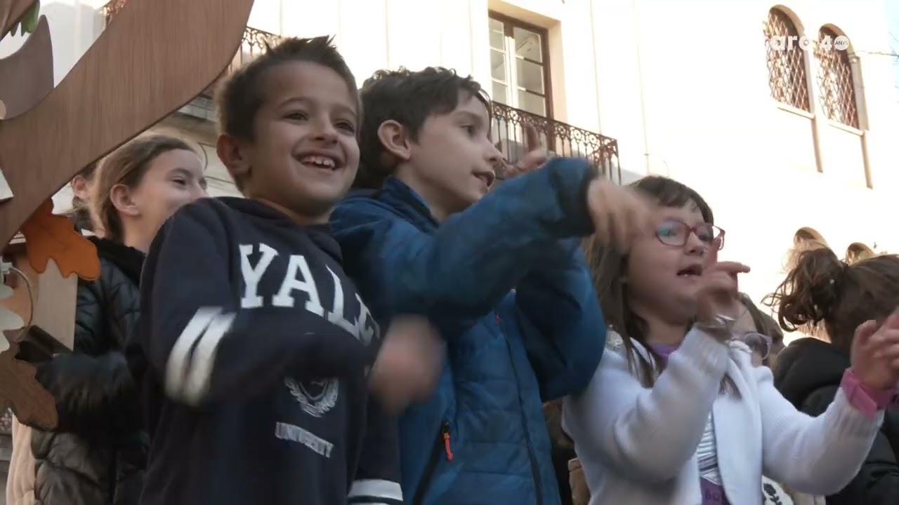 L’Escola Pia Santa Anna celebra el DENIP aplegant tots els seus alumnes al centre de Mataró