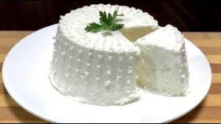 Homemade Cheese | جبن بلدي منزلي رااائع بأسهل طريقة و غير بلتر واحد من الحليب