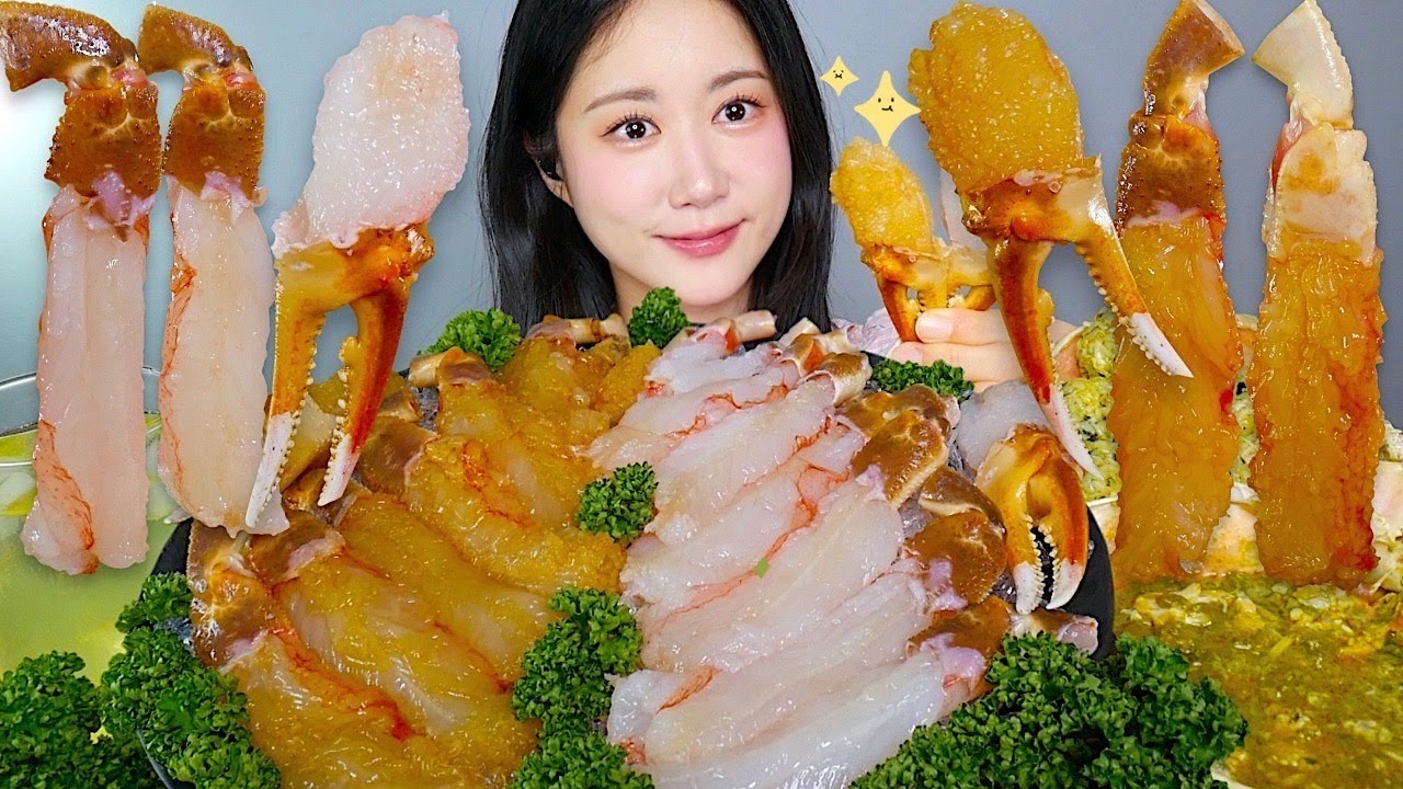 대게장vs대게회💛대게 맛있는 대게 먹방🦀 Raw Snow Crab 生ズワイガニ | eating show | mukbang asmr
