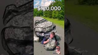 subscribe กดติดตามฉัน💲❤️ #comedy #funny #backpack #military #money #mrbeast