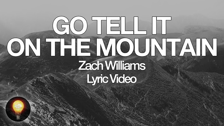 Go tell it on the mountain lyrics pdf