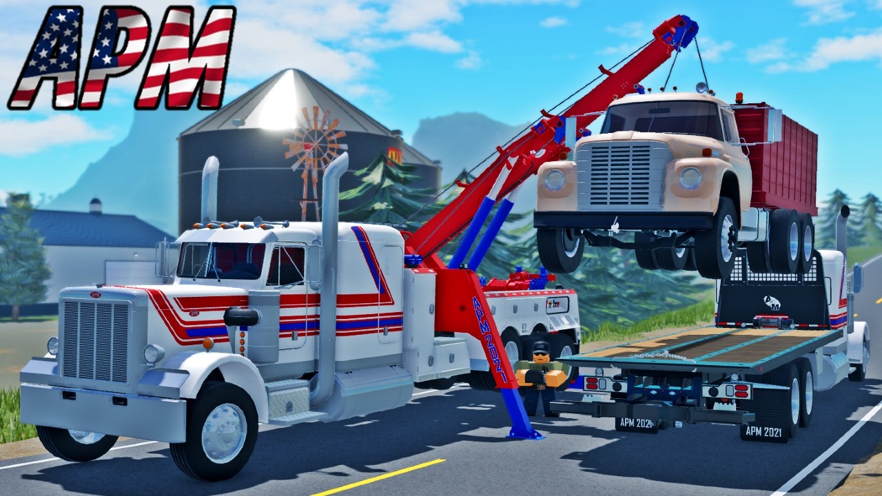 I Used my BRAND NEW Rotator to Recover This Truck In APM! | Roblox ...