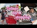 come college dorm shopping with me!!