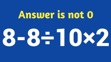 This Math Problem Tricks Everyone!Most People Get This Math Question Wrong!