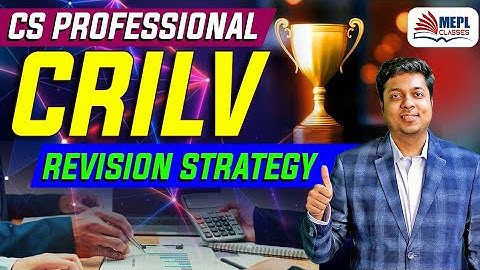 CS Professional Corporate Restructuring Preparation Strategy 1 Day Before Exams | Mohit Agarwal