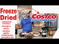 Freeze dried COSTCO // Rotisserie Chicken, Pumpkin Pie, Lasagna, Mushrooms, Olives