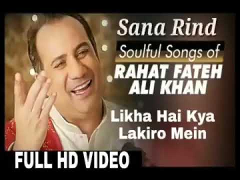 Likha hai kya lakiron me mujhe padhna nhi ataa rahat fateh Ali khan songs  240 X 240 