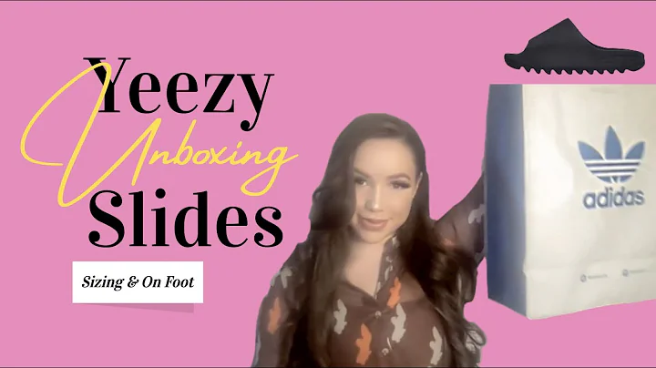 YEEZY SLIDE ONYX UNBOXING & SIZING