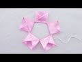 Amazing Ribbon Flower Work - Hand Embroidery Flowers Design - Sewing Hacks - DIY Easy Flower Making