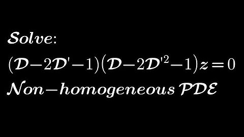 Solve: (D-2D