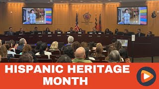 Council Celebrates 12th Hispanic Heritage Month Commemoration