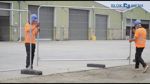 Video 1 - How to install basic mesh fencing