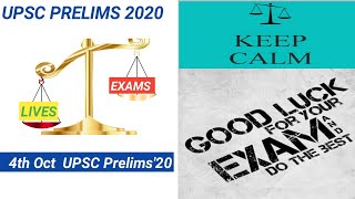 Download Lagu UPSC Civil Services Preliminary 2020 | Best Wishes | Stay Safe \u0026 Stay Calm  |  Good Luck Friends MP3