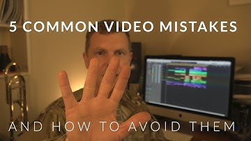 5 Common Video Recording Mistakes and How To Avoid Them - Home Recording for Musicians
