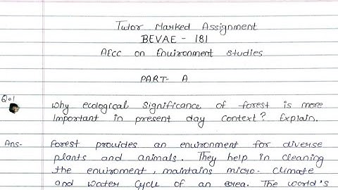 BEVAE 181 Solved Assignment 2022-23 in English | BEVAE 181 Solved Assignment 2022-23 | BEVAE 181 BAG