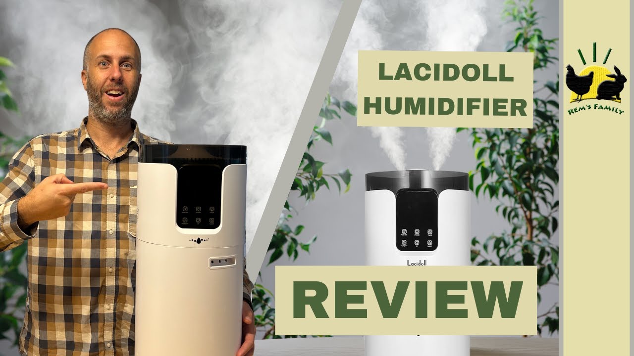 Humidifier For Lash Studio, Lash Room or Office - Lacidoll 4.2Gal/16L Tower  Humidifiers Review 