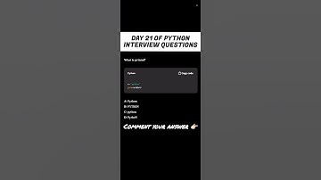 Day 21 | Python Interview prep | Tricky question #shorts #shortvideo #ytshorts #effectking #trending