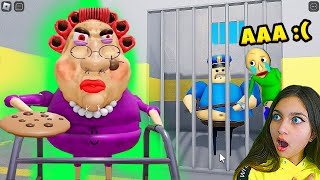 😨 Побег От Страшной Бабули Барри В Roblox! Отравила Балди 😱 *Админские* Читы Говорящий Кот Роблокс