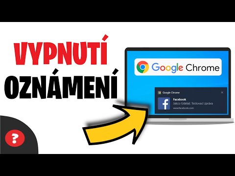 Jak VYPNOUT OZNÁMENÍ v GOOGLE CHROME | Návod | Google Chrome / PC