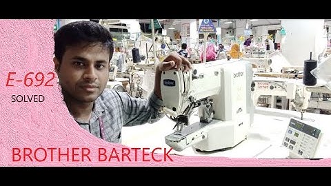 HOW TO ERROR -692  PROBLEM SOLUTION brother bartack kE -430FX-03 [[  ERROR- 692]]